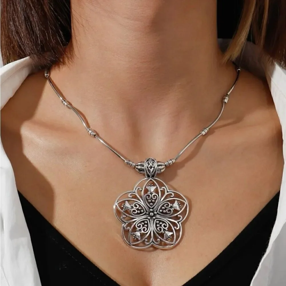 Boho statement necklace  S371